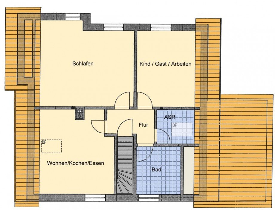 Grundriss DG Einfamilienhaus Gimbsheim