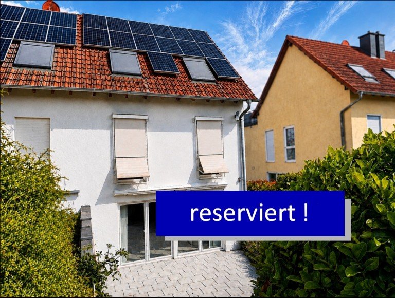 reserviert Wackernheim Haus Moderne Doppelhaush�lfte in TOP-Lage!