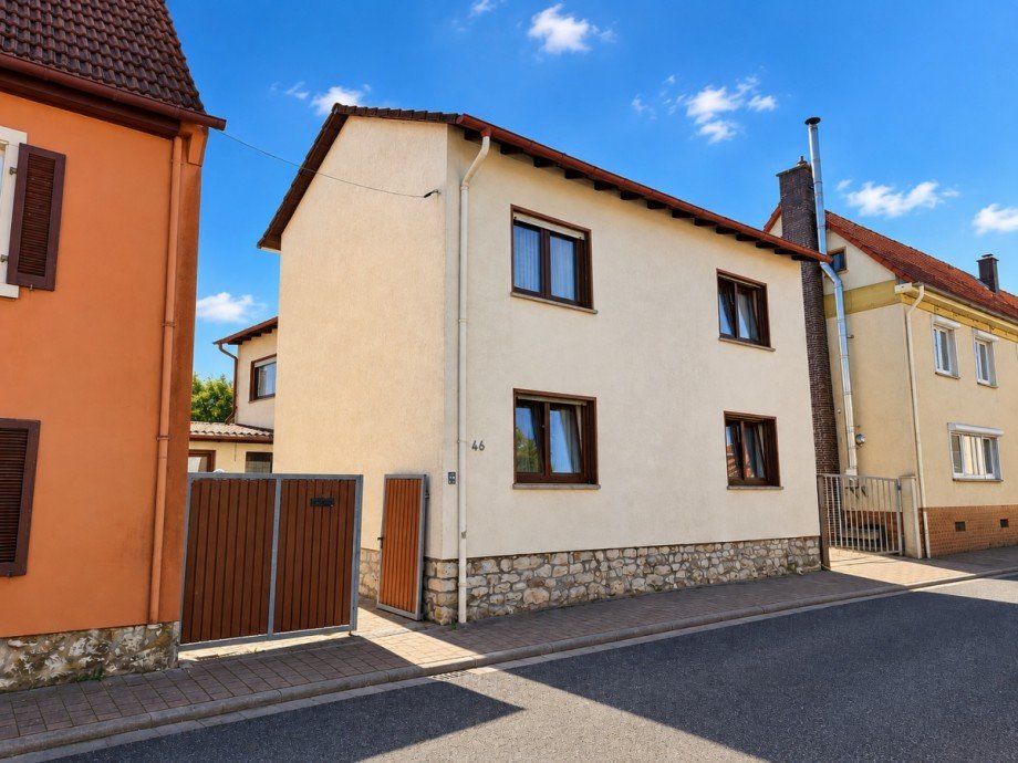Stra�enansicht Einfamilienhaus Monzernheim